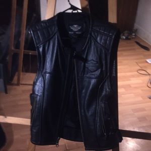 Harley davidson Mens leather vest